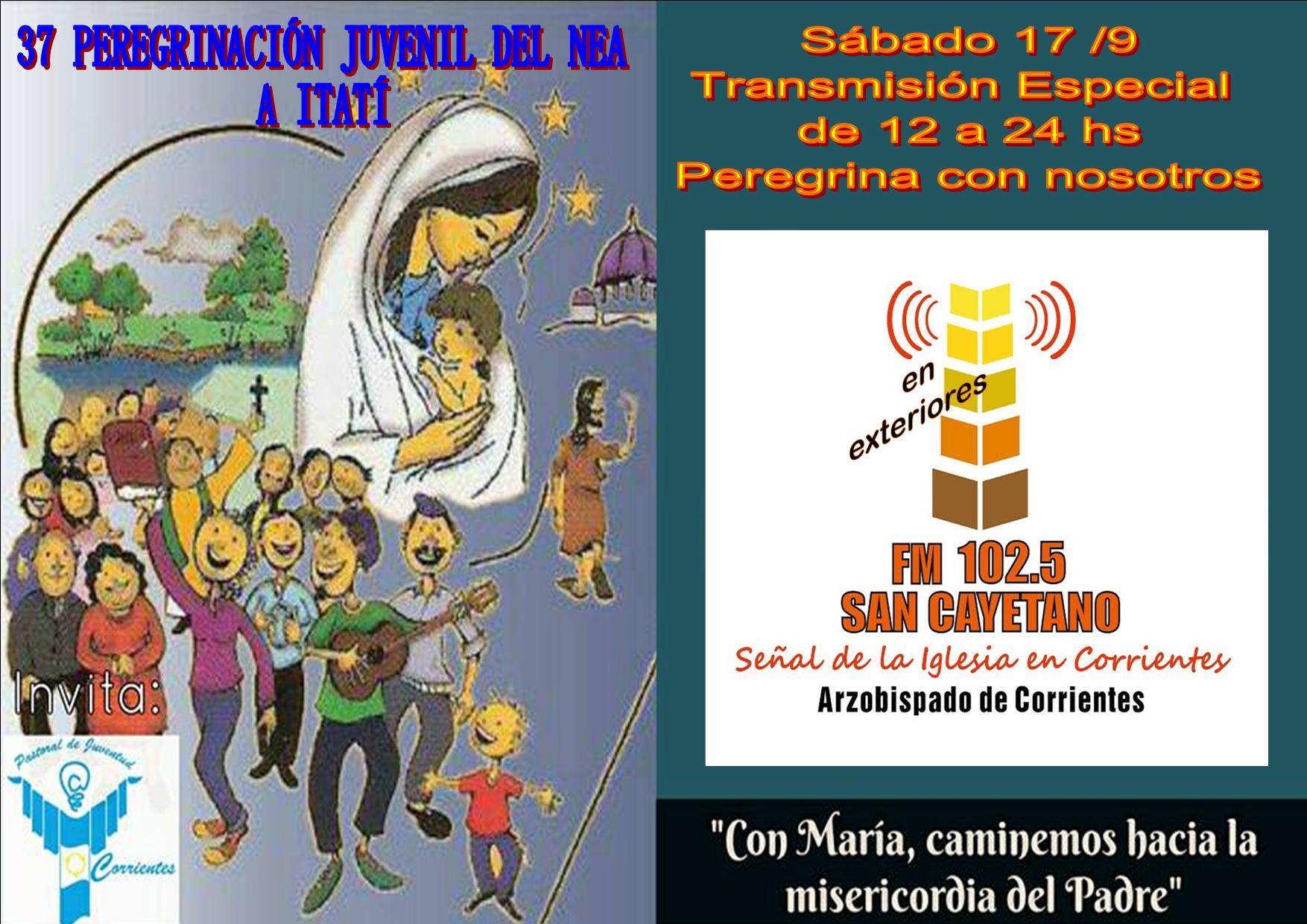 Se realizará la 37º Peregrinación Juvenil del NEA a Itatí